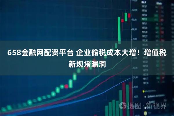 658金融网配资平台 企业偷税成本大增！增值税新规堵漏洞